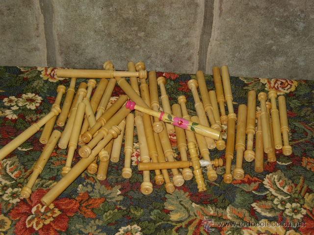 Antig&uuml;edades: BOLILLOS DE MADERA. - Foto 2