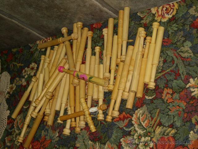 Antig&uuml;edades: BOLILLOS DE MADERA. - Foto 3