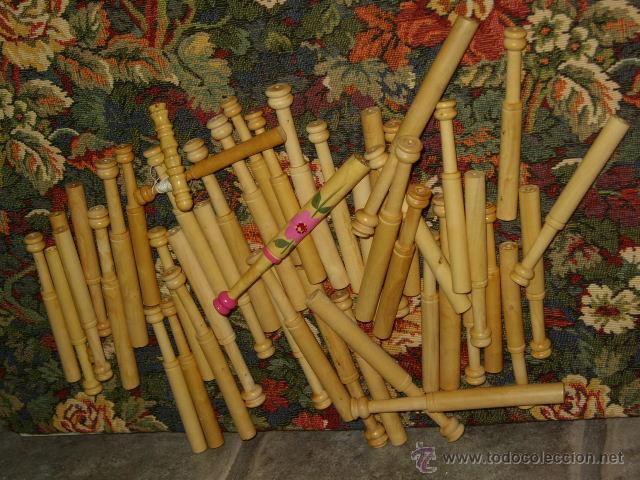Antig&uuml;edades: BOLILLOS DE MADERA. - Foto 5