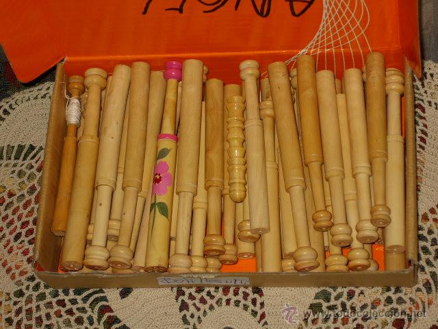 Antig&uuml;edades: BOLILLOS DE MADERA. - Foto 7