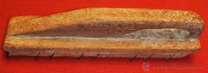 Antig&uuml;edades: HERRAMIENTA RASPADOR DE MADERA Y HIERRO - Foto 2