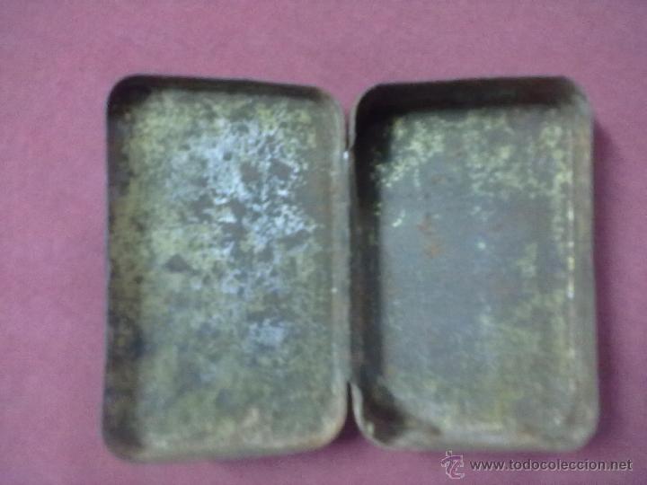 Antig&uuml;edades: CAJA CHAPA TABLETTES OXIMENTHOL PERRAUDIN - Foto 4