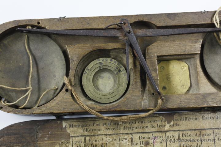 Antig&uuml;edades: Balanzas de precisi&oacute;n, siglo XIX, 19 cm de largo. - Foto 2