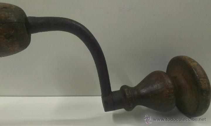 Antig&uuml;edades: ANTIGUO BERBIQUI O TALADRO DE CARPINTERO - Foto 3