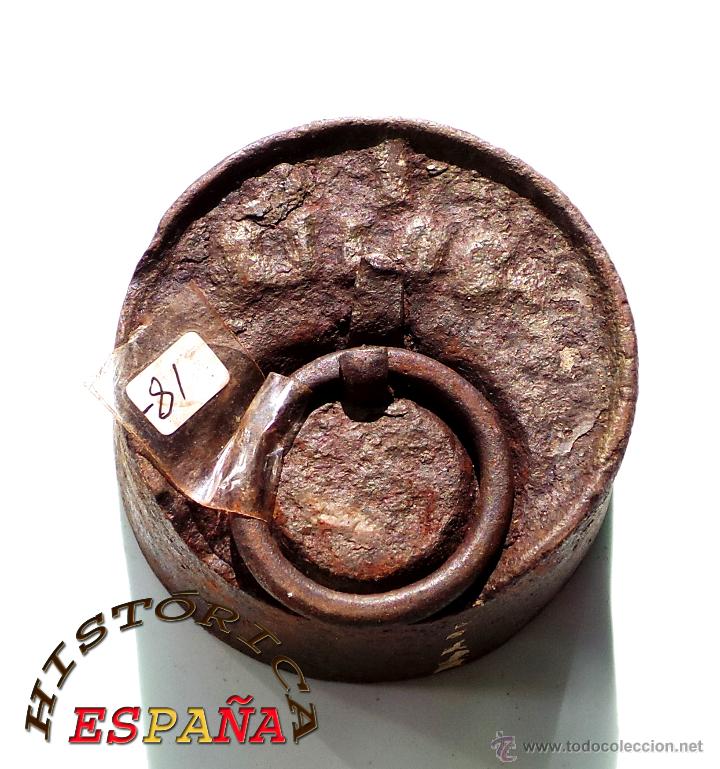 Antig&uuml;edades: PESA DE HIERRO 1 KILOGRAMO - Foto 1
