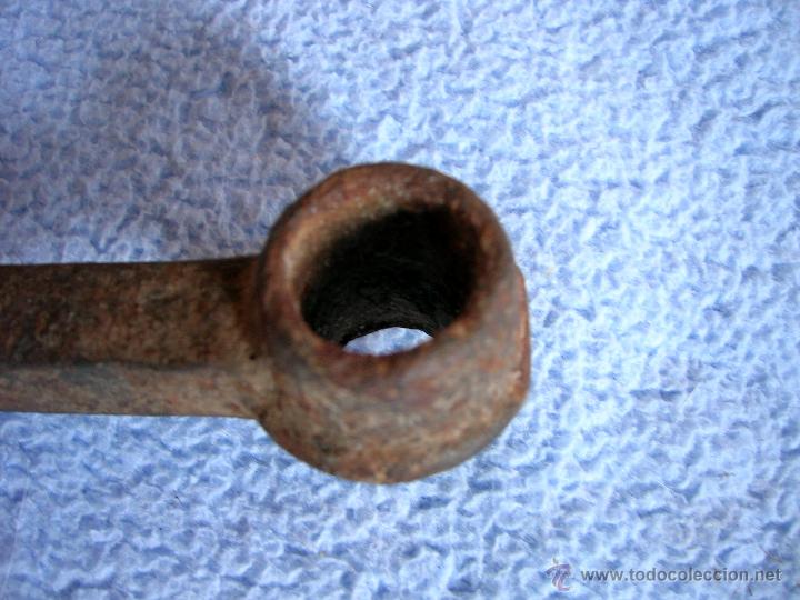 Antig&uuml;edades: ANTIGUO Y LARGO BERBIQU&Iacute; DE 39 CMS. TALADRO. - Foto 6