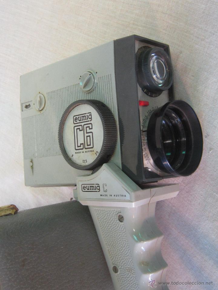 Antig&uuml;edades: CAMERA 8 MM EUMIG C6 VINTAGE - Foto 1