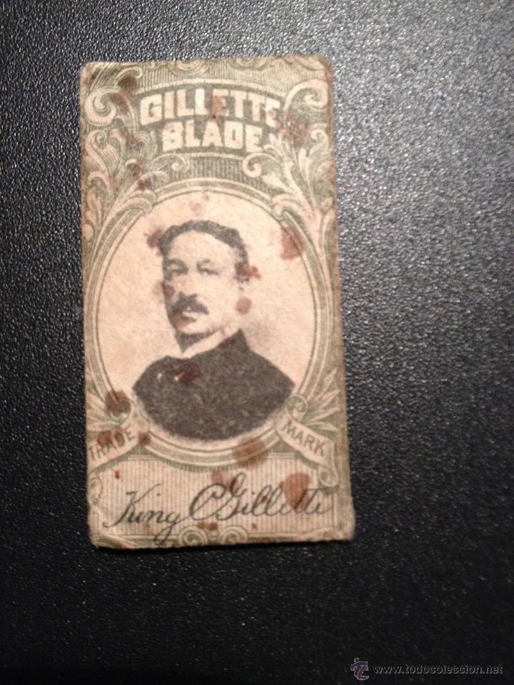 Antig&uuml;edades: Antigua hoja de afeitar Gillete, Gillette. - Foto 2