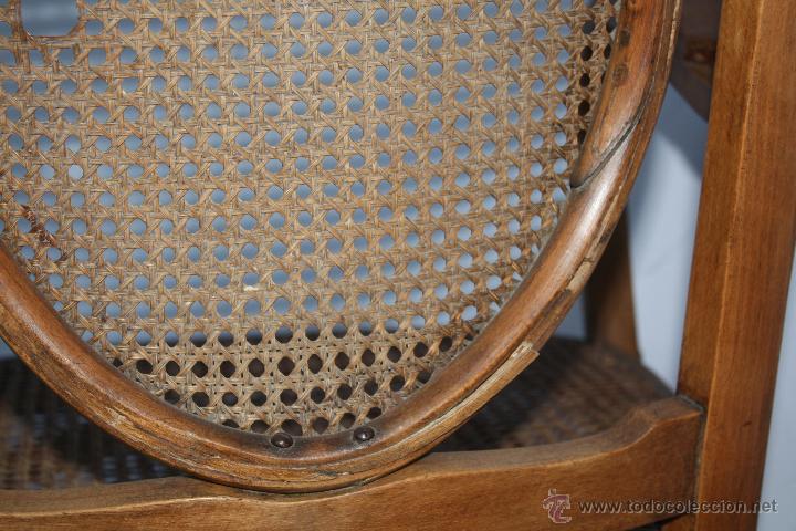 Antig&uuml;edades: ANTIGUO SILL&Oacute;N DE BARBERO ESTILO THONET. - Foto 11