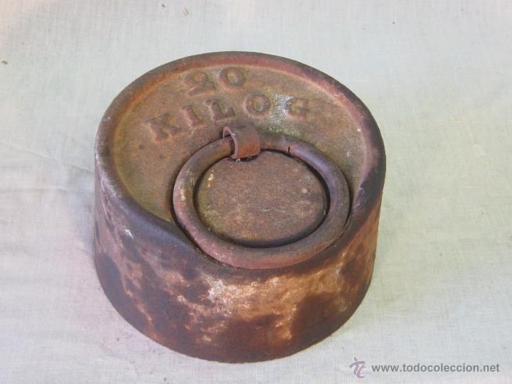 Antig&uuml;edades: PESA DE 20 KILOS - Foto 3