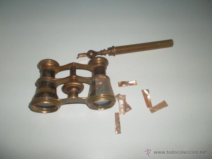 Antig&uuml;edades: prismaticos de opera en nacar - Foto 1