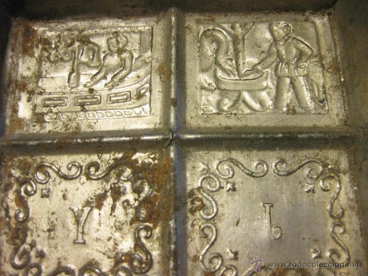 Antig&uuml;edades: MOLDE PARA HACER TABLETAS DE CHOCOLATE J Y - Foto 2