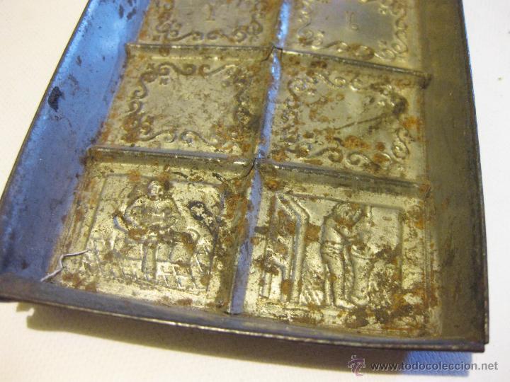 Antig&uuml;edades: MOLDE PARA HACER TABLETAS DE CHOCOLATE J Y - Foto 3