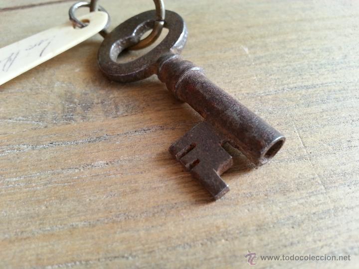 Antig&uuml;edades: ANTIGUA LLAVE DE FORJA 4.50CM - Foto 3