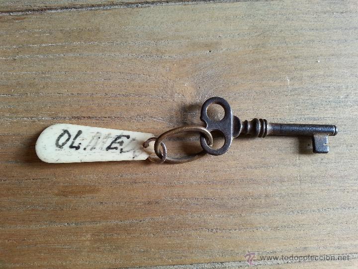 Antig&uuml;edades: ANTIGUA LLAVE DE FORJA 5 CM. - Foto 2