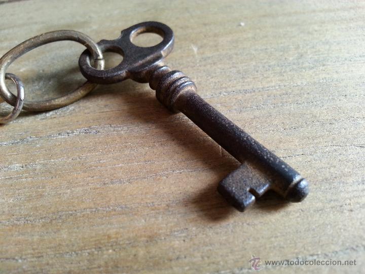 Antig&uuml;edades: ANTIGUA LLAVE DE FORJA 5 CM. - Foto 3