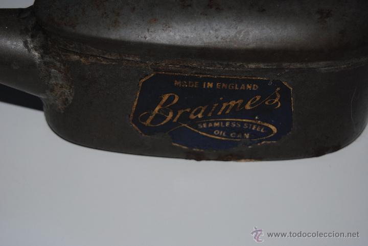 Antig&uuml;edades: ACEITERA INDUSTRIAL BRAIMES MADE IN ENGLAND - Foto 2