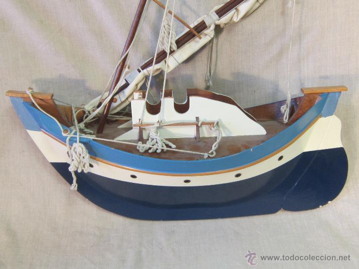 Antig&uuml;edades: BARCO ARTESANAL EN MADERA - Foto 11