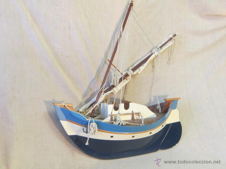 Antig&uuml;edades: BARCO ARTESANAL EN MADERA - Foto 12