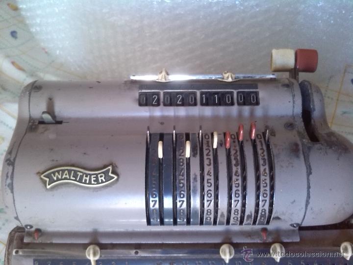 Antig&uuml;edades: antigua calculadora walther - Foto 3