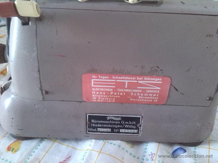 Antig&uuml;edades: antigua calculadora walther - Foto 6