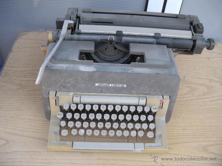 Antig&uuml;edades: M&Aacute;QUINA DE ESCRIBIR OLIVETTI LINEA 98 - Foto 1