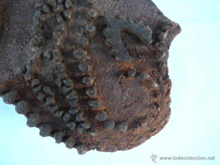 Antig&uuml;edades: ANTIGUO SELLO DE MADERA TALLADA PARA ESTAMPAR TELAS - Foto 3