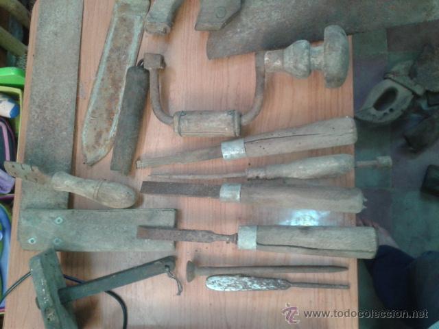 Antig&uuml;edades: LOTE 13 HERRAMIENTAS CARPINTERO ANTIGUAS - Foto 3