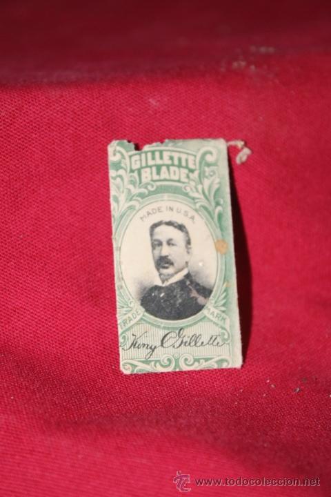 Antig&uuml;edades: CUCHILLA DE AFEITAR ANTIGUA GILLETTE BLADE - Foto 1
