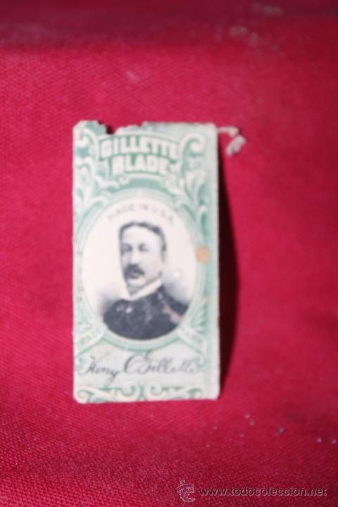 Antig&uuml;edades: CUCHILLA DE AFEITAR ANTIGUA GILLETTE BLADE - Foto 3