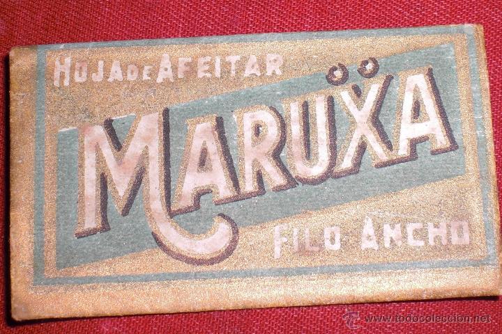 Antig&uuml;edades: Hoja de afeitar,cuchilla maruxa - Foto 1