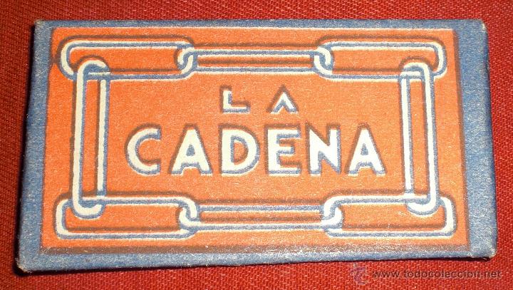 Antig&uuml;edades: Hoja de afeitar,cuchilla la cadena - Foto 1