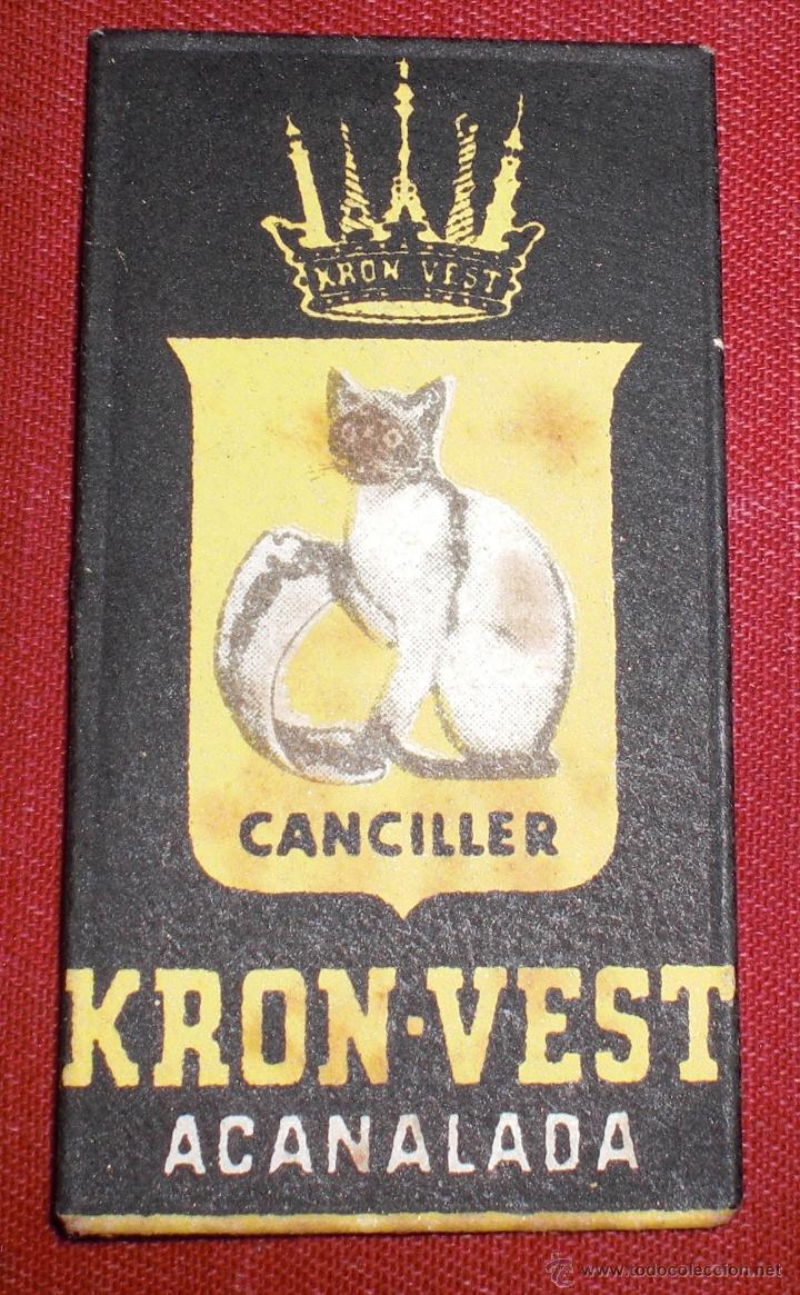 Antig&uuml;edades: Hoja de afeitar,cuchilla kron vest - Foto 1