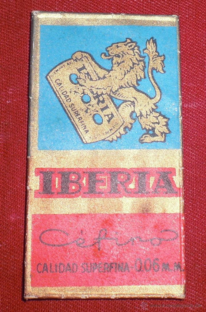 Antig&uuml;edades: Hoja de afeitar,cuchilla iberia - Foto 1