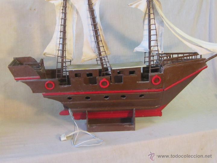 Antig&uuml;edades: barco caravela artesanal en madera - Foto 3
