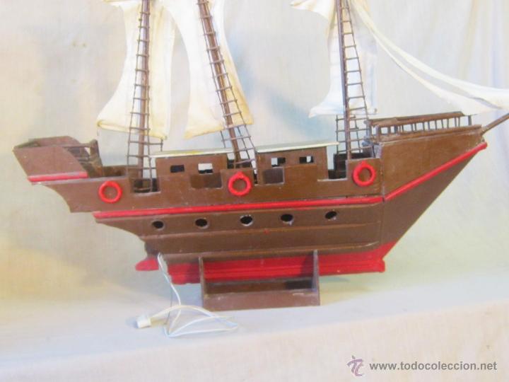 Antig&uuml;edades: barco caravela artesanal en madera - Foto 4