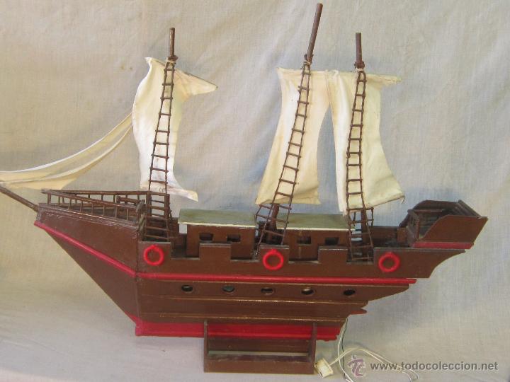 Antig&uuml;edades: barco caravela artesanal en madera - Foto 9