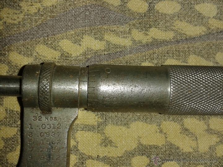 Antig&uuml;edades: HERRAMIENTAS MECANICA DE PRECISI&Oacute;N EN CAJA DE MADERA ORIGINAL - Foto 5