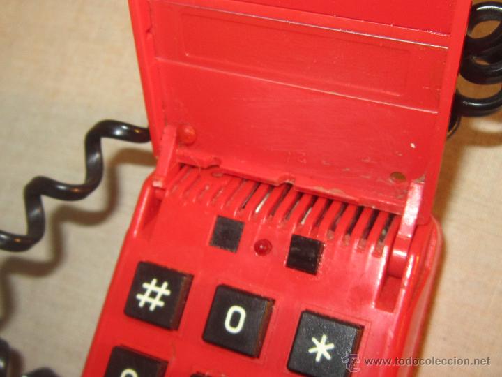 Tel&eacute;fonos: telefono rojo telyco benjamin a&ntilde;os 70 - Foto 4