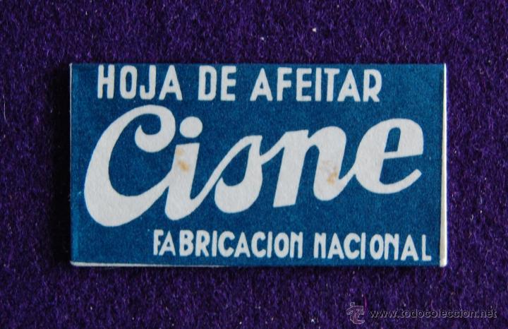 Antig&uuml;edades: HOJA DE AFEITAR ANTIGUA - CISNE - SIN USAR - Foto 1
