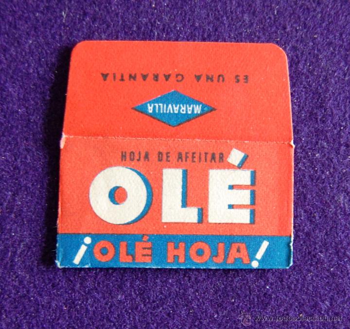 Antig&uuml;edades: HOJA DE AFEITAR ANTIGUA - OLE - SIN USAR - Foto 1