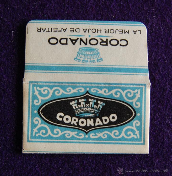 Antig&uuml;edades: HOJA DE AFEITAR ANTIGUA - CORONADO - SIN USAR - Foto 1