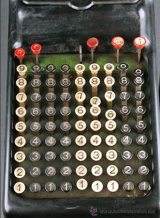 Antig&uuml;edades: CALCULADORA MECANICA ADDO MOD. 6 - Foto 2