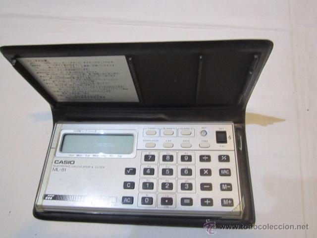 Antig&uuml;edades: Calculadora Casio Electronic. 11 x 5,5 cms. - Foto 1