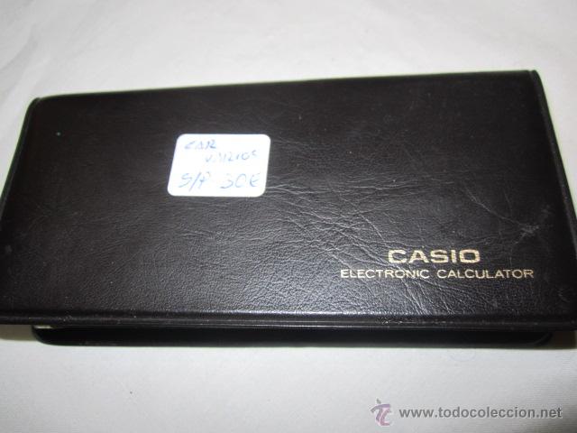 Antig&uuml;edades: Calculadora Casio Electronic. 11 x 5,5 cms. - Foto 4