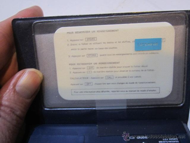 Antig&uuml;edades: Agenda - Calculadora Texas Instruments. 10,5 x 6,5 cms. - Foto 5