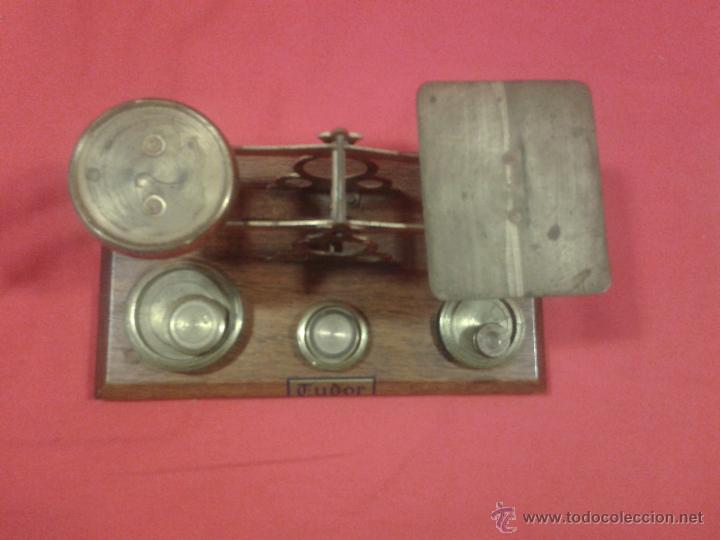 Antig&uuml;edades: B&aacute;scula pesacartas inglesa - Foto 2