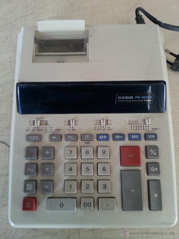 Antig&uuml;edades: CALCULADORA CASIO FR-1015S - Foto 3