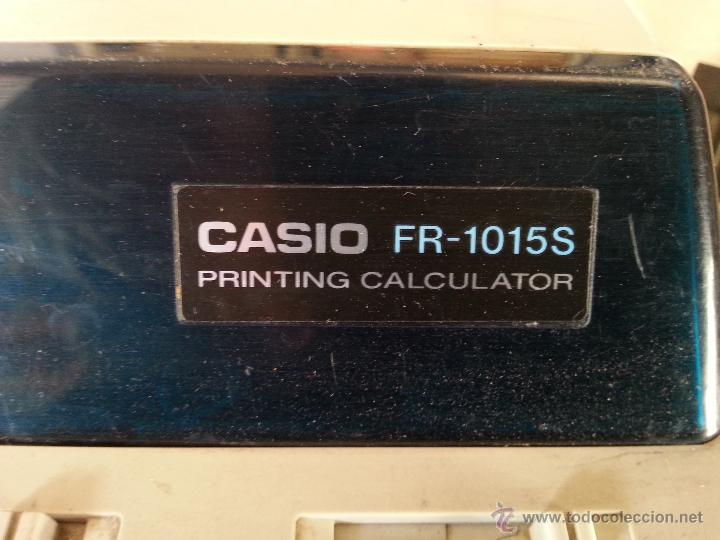 Antig&uuml;edades: CALCULADORA CASIO FR-1015S - Foto 4