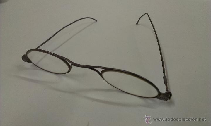 Antig&uuml;edades: MUY ANTIGUAS GAFAS . FUNDA DE MADERA ORIGINAL - Foto 3